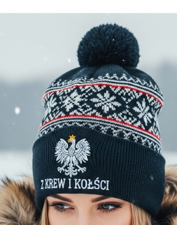 Second image of Czapka Damska Zimowa Orzeł z Krwi i Kości