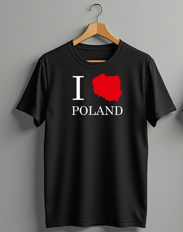 Second image of Koszulka Damska I love poland